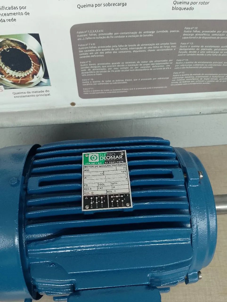 Motor trifásico 5 cv 1700 rpm modelo 100 Weg w21 - Foto 2