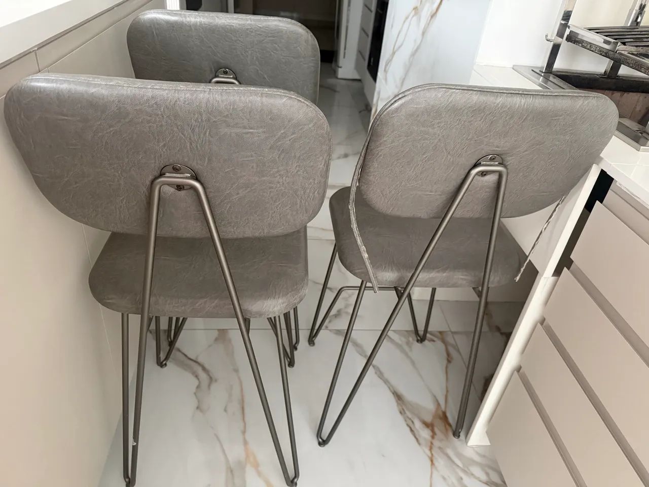 Cadeiras banquetas tecido  - Foto 2