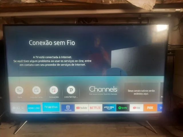 Smart tv Samsumg 49 tizen completa  com micro linha 