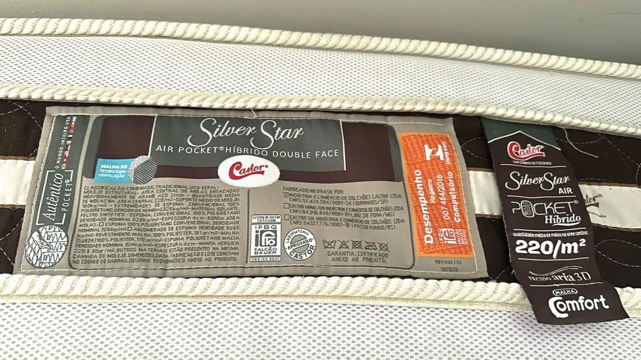 Colchão king castor usado - Foto 2