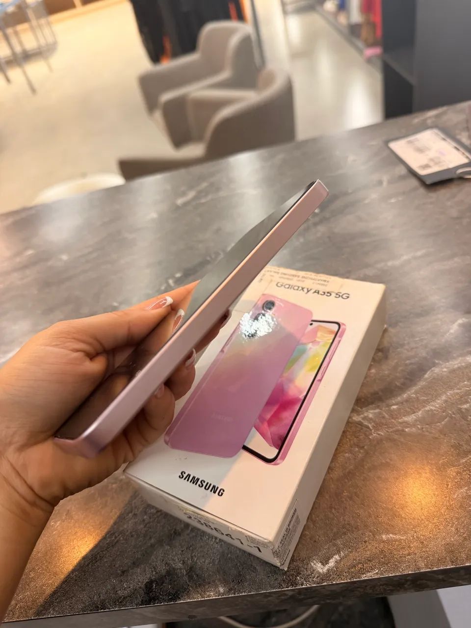 Vendo Samsung A35 256GB cor rosa - Foto 3