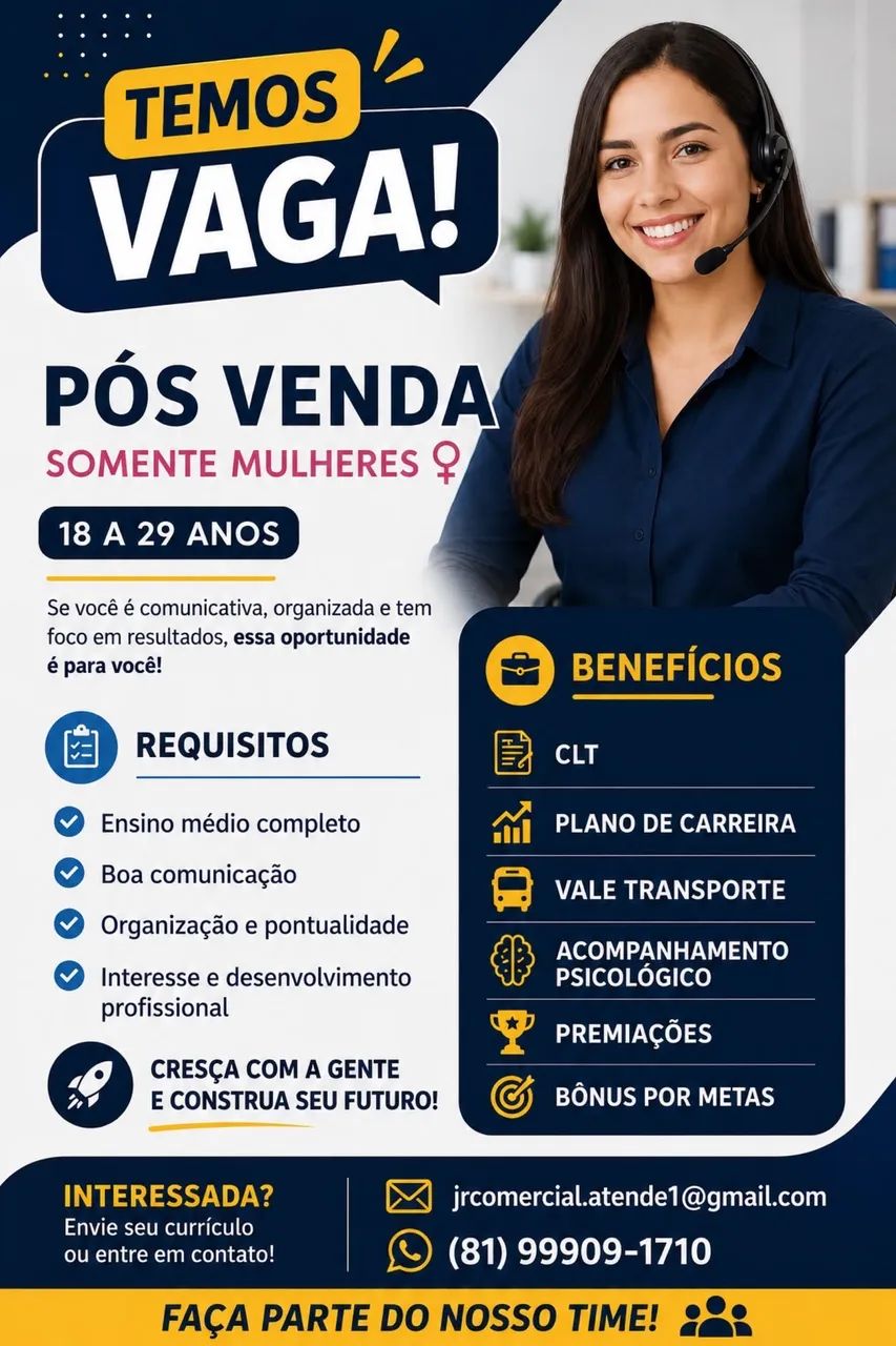 VAGA DE EMPREGO