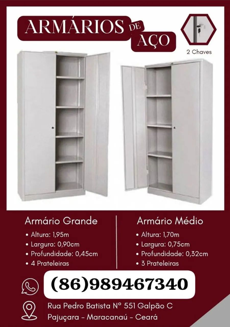 ARMÁRIOS DE AÇO 