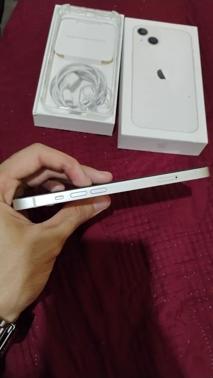 iPhone 13 128GB branco todo original - Foto 3