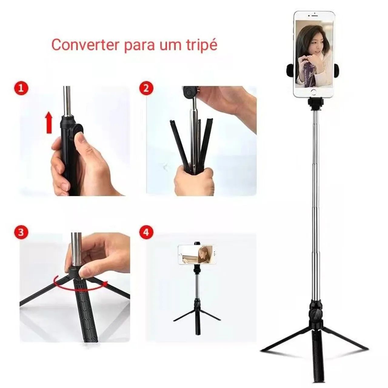 Bastão de selfie e trip  - Foto 3