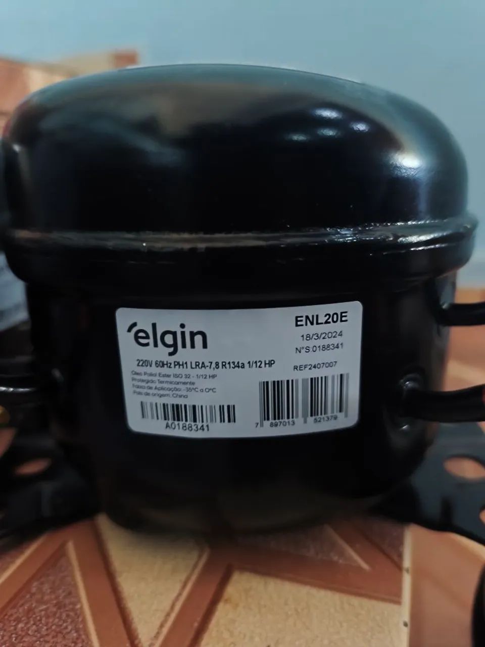 Compressores Elgin 1/12Hp novos