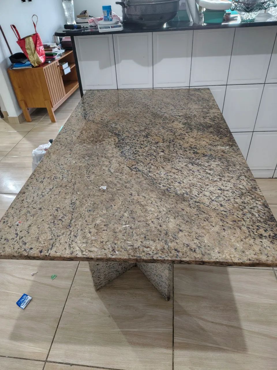 Mesa de mármore com base de mármore  - Foto 2