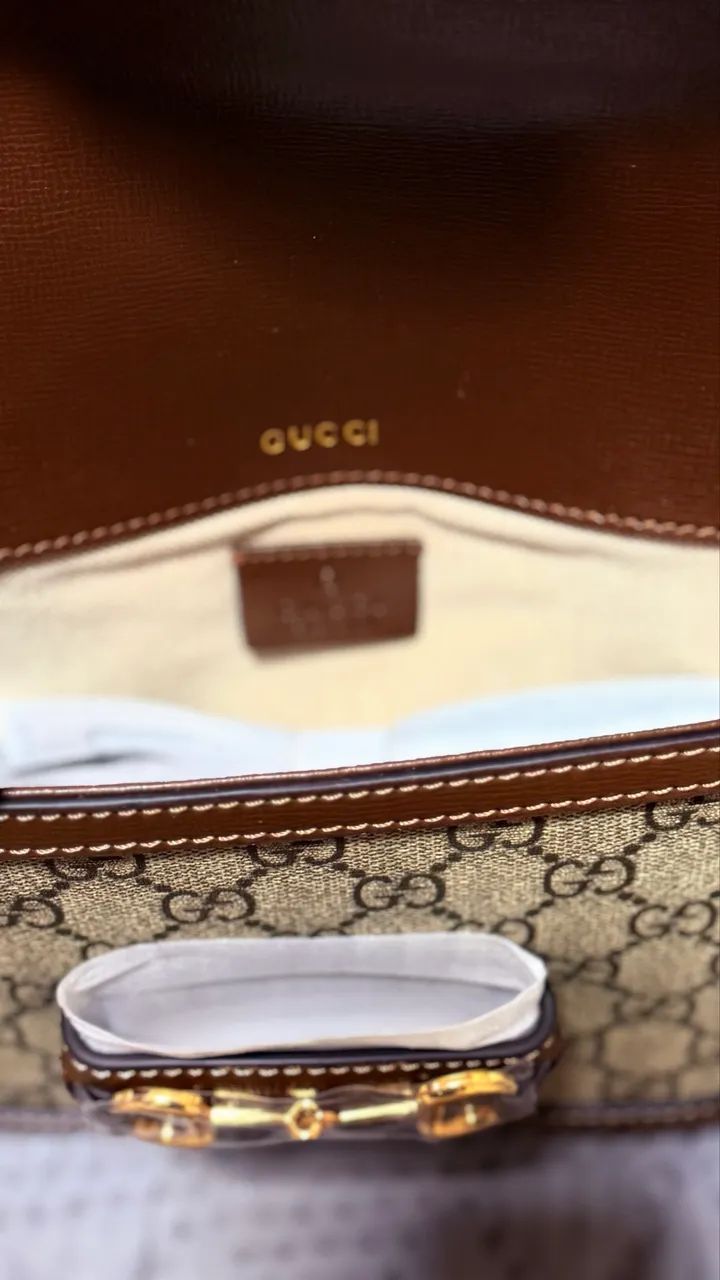 Bolsa amino Gucci Heorsebit 1955 - Foto 3
