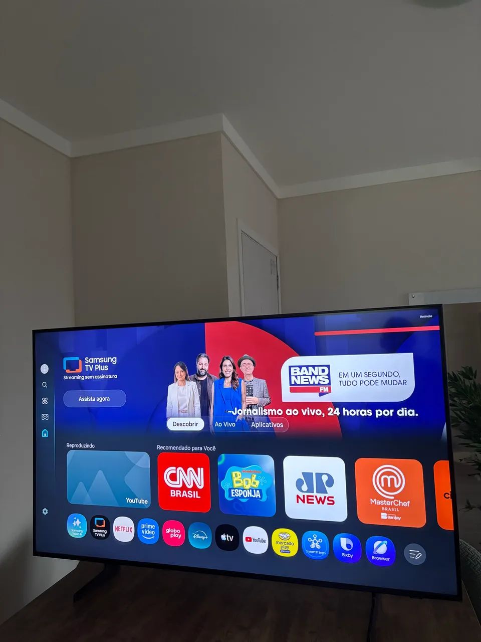 Tv Samsung 4K 55 polegadas garantia até março - Foto 4