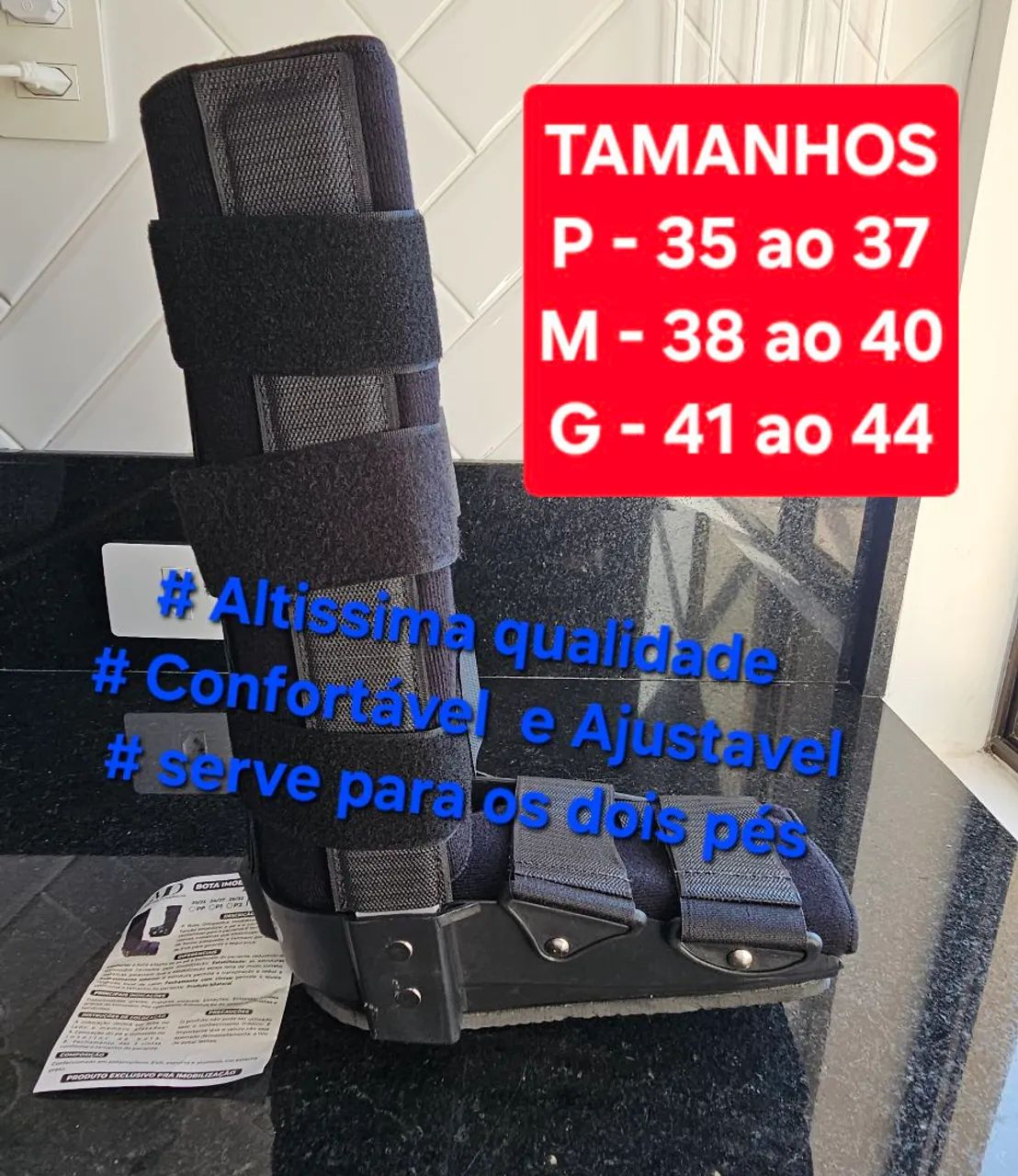 Bota ortopédica Longa NOVA - Foto 2