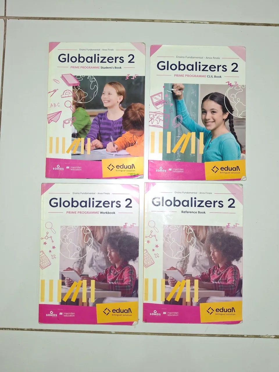 Kit 4 Livros Globalizers 2 - Prime Programme - Eduall