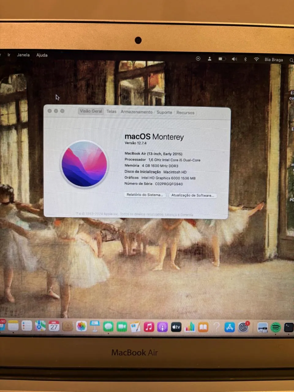 MacBook Air (13-inch, Early 2015) - Notebooks - Samambaia Sul