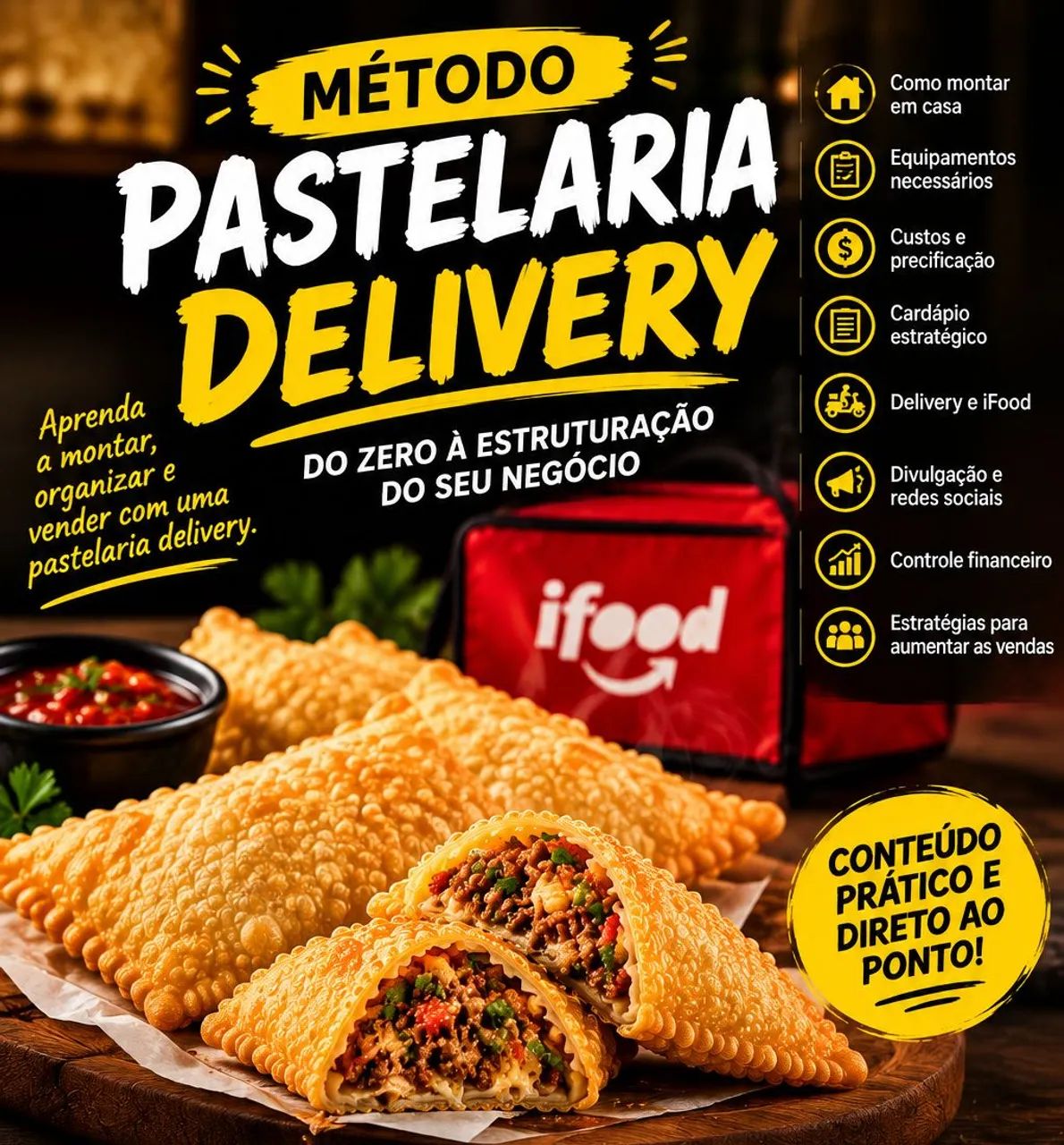 Pastelaria Delivery Renda Extra