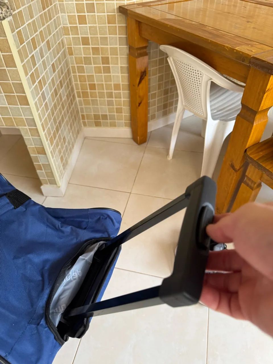 Bolsa Mala de Viagem Dejuno 20? com Rodinhas - Foto 4
