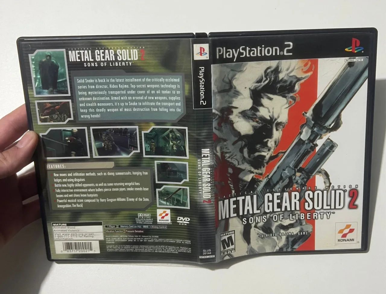 Metal gear solid 2 e 3 ps2