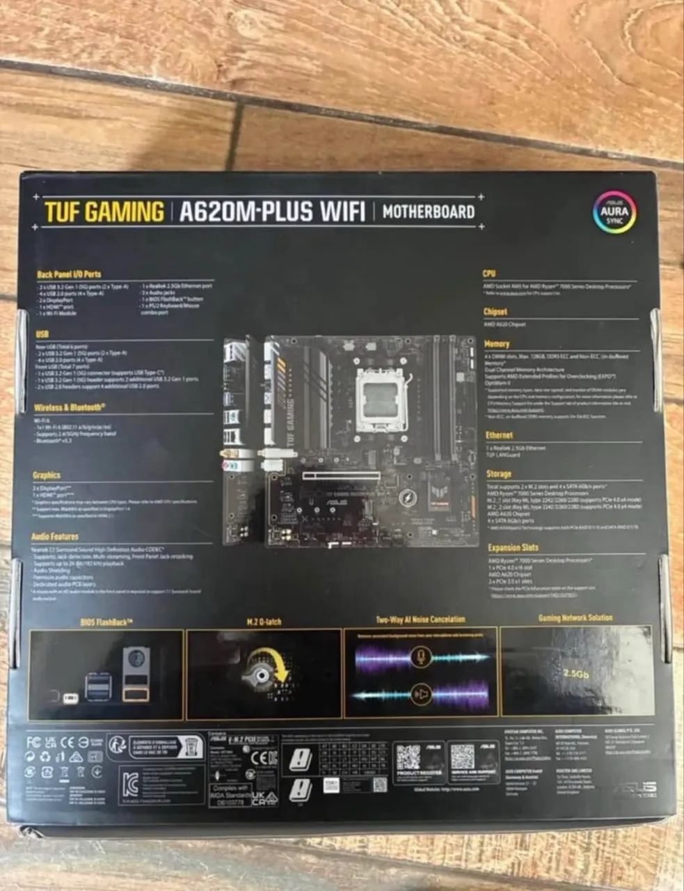Placa mãe Asus TUF Gaming A620M-PLUS WIFI - Foto 3