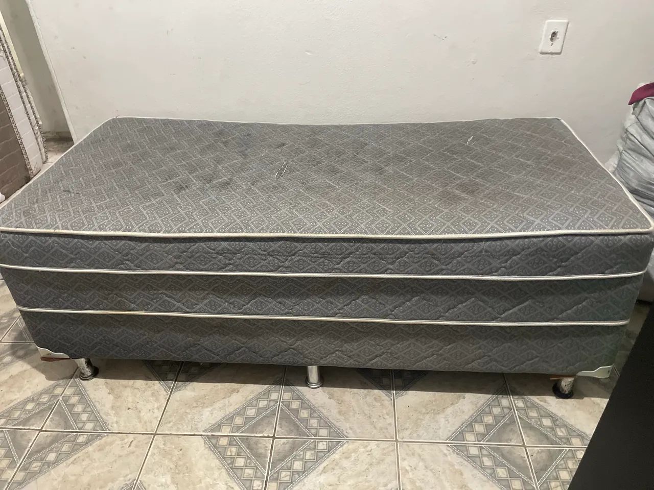 Cama Solteiro Molas Ensacada FAÇO ENTREGA 