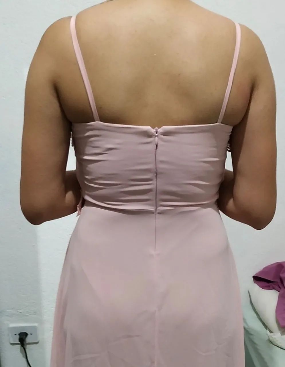 vestido longo rosê - Foto 3