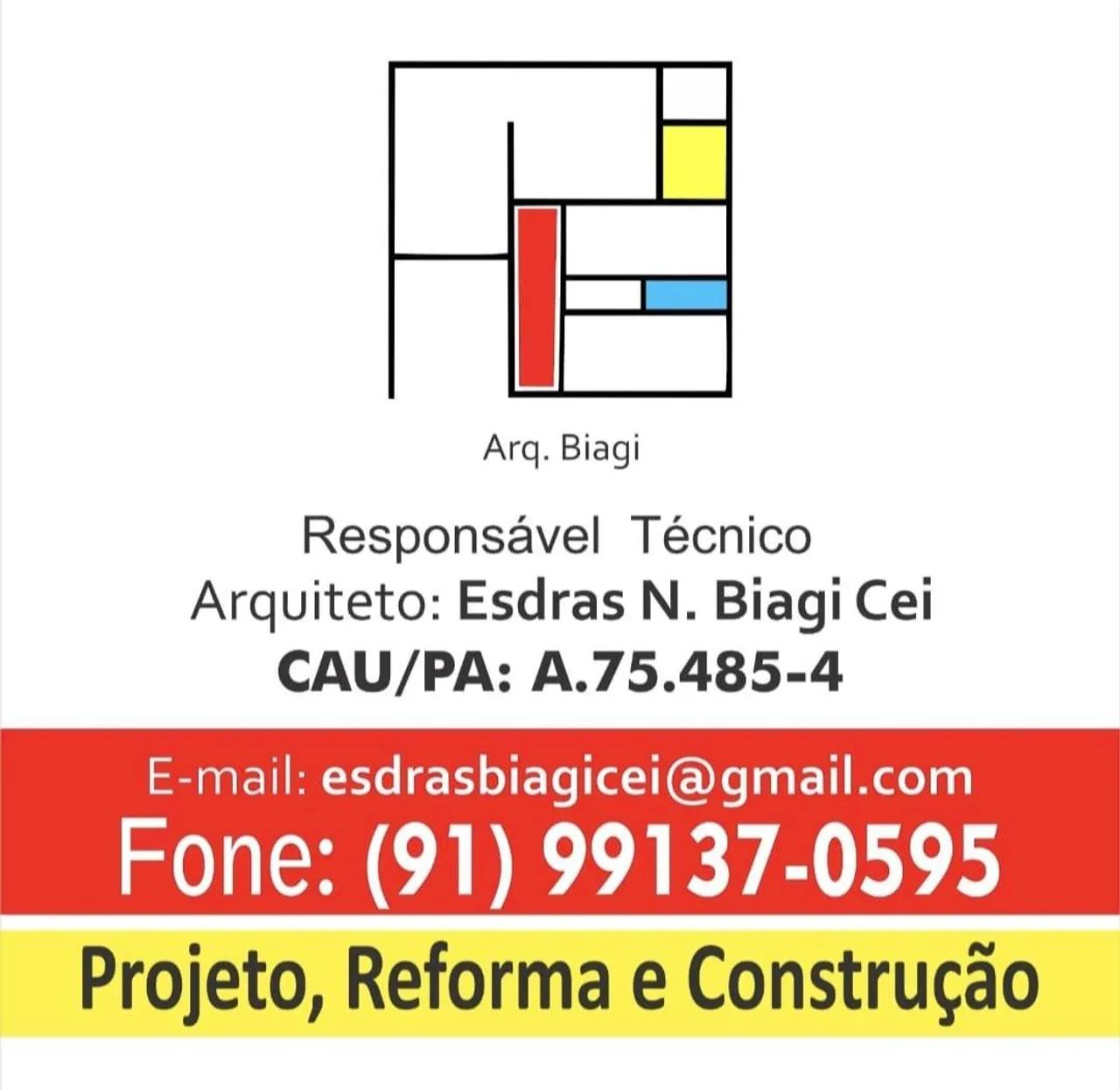 Projetos, reformas e construções residenciais.