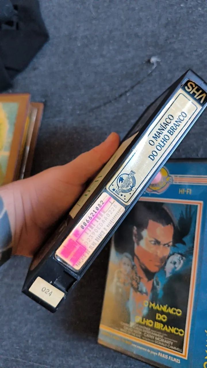 VHS - O Maníaco do Olho Branco - DVD, Blu-Ray e Vídeo Cassete