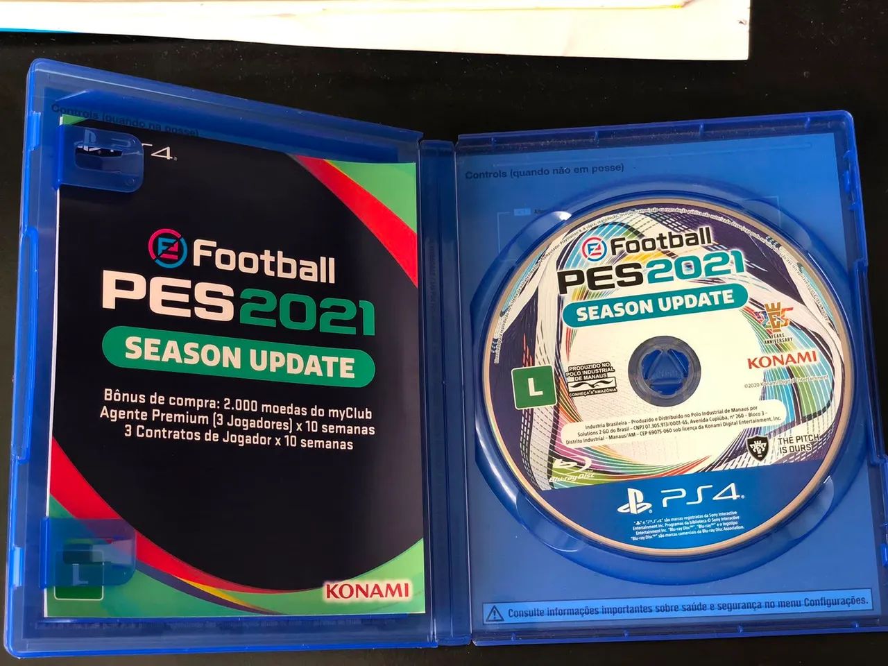 Pés 2021 Ps4 , jogo Raro - Foto 2