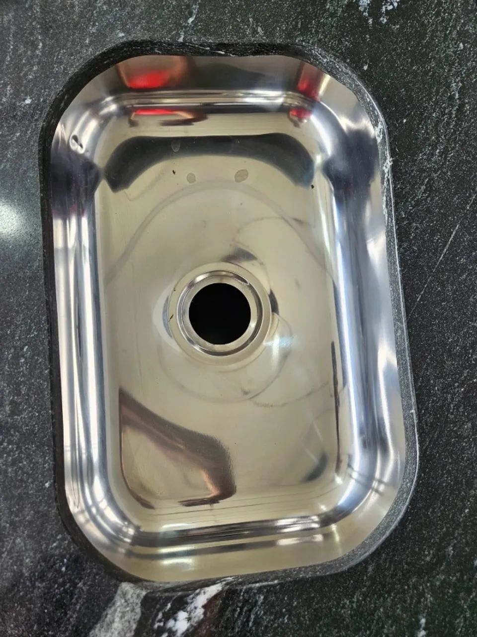 Pia Granito cor Via lactea 1,50cm com cuba inox - Foto 5