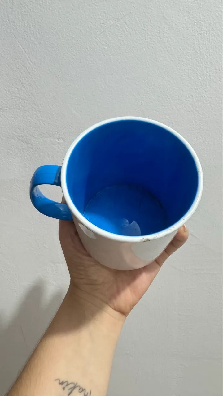 CANECA POLÍMERO AZUL  - Foto 2