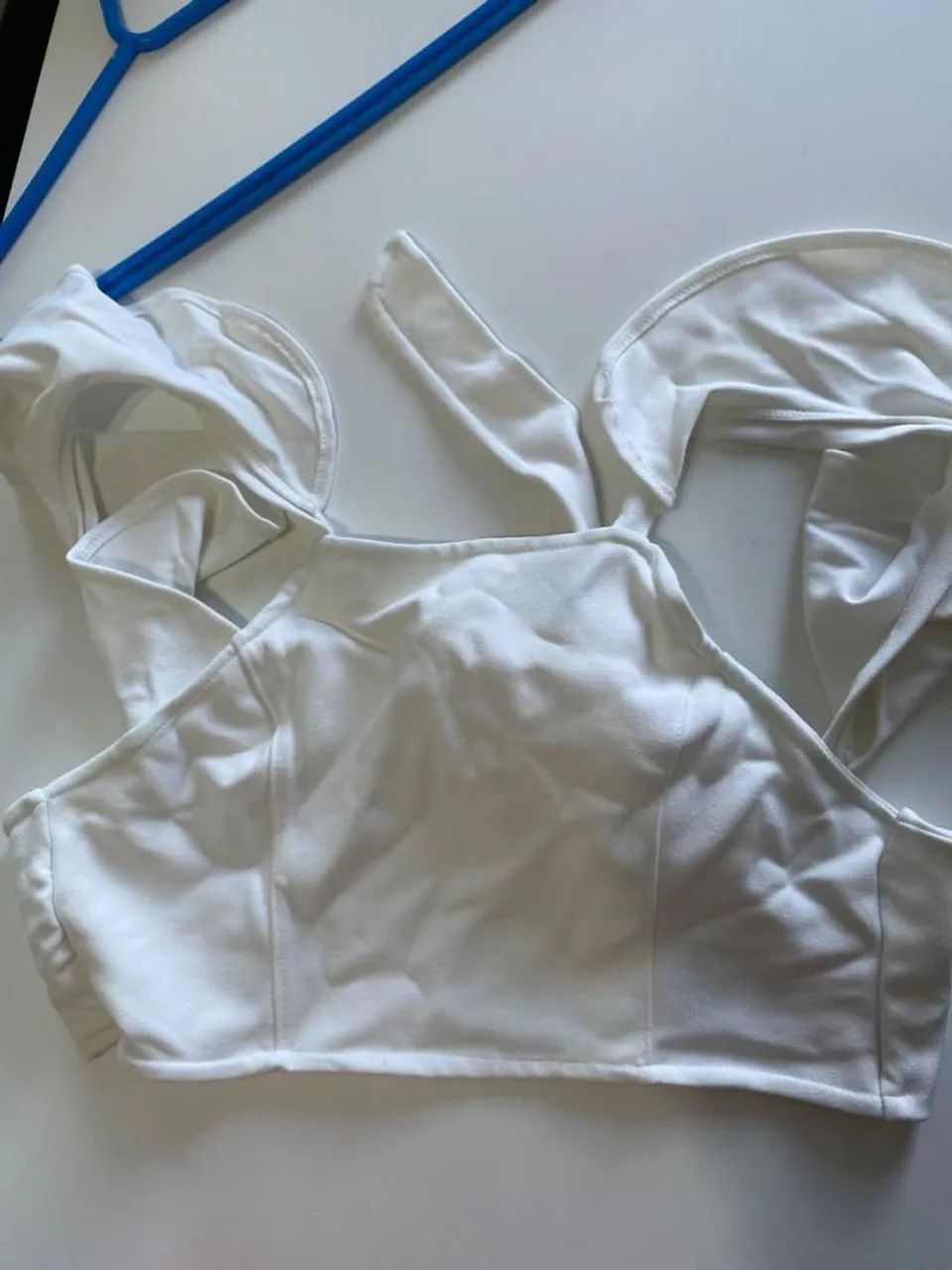Top amarração branco 