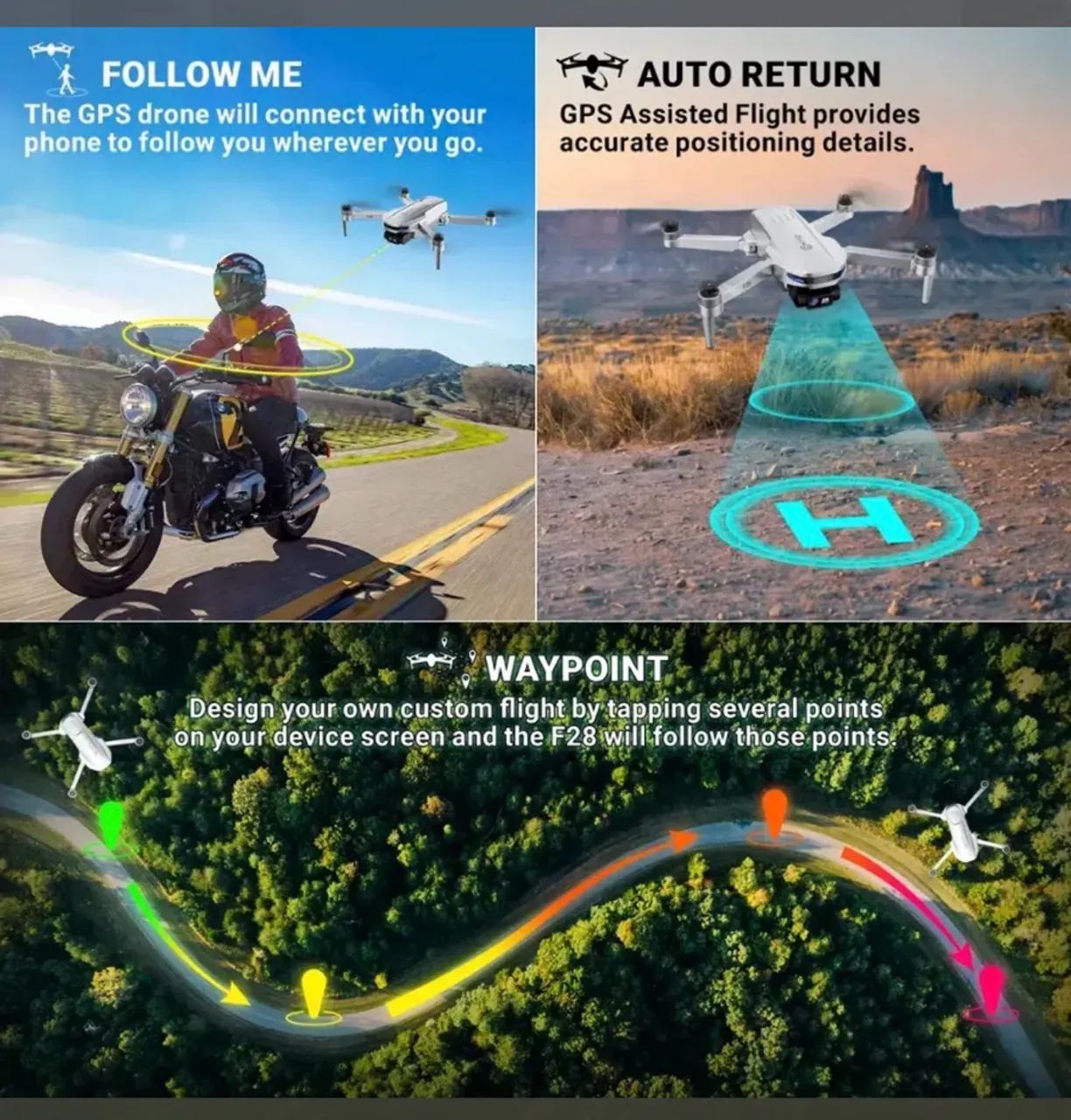 Drone Profissional Contixo F28 - Foto 2