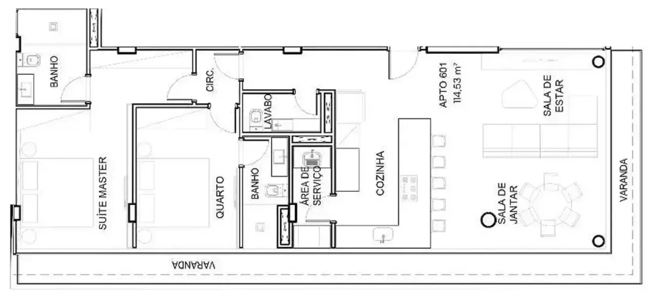 PLANTA 124m²
