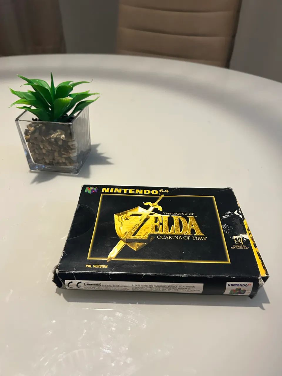 Zelda Ocarina of Time PAL gold - 64 - Jogos de Vídeo Game - Jardim