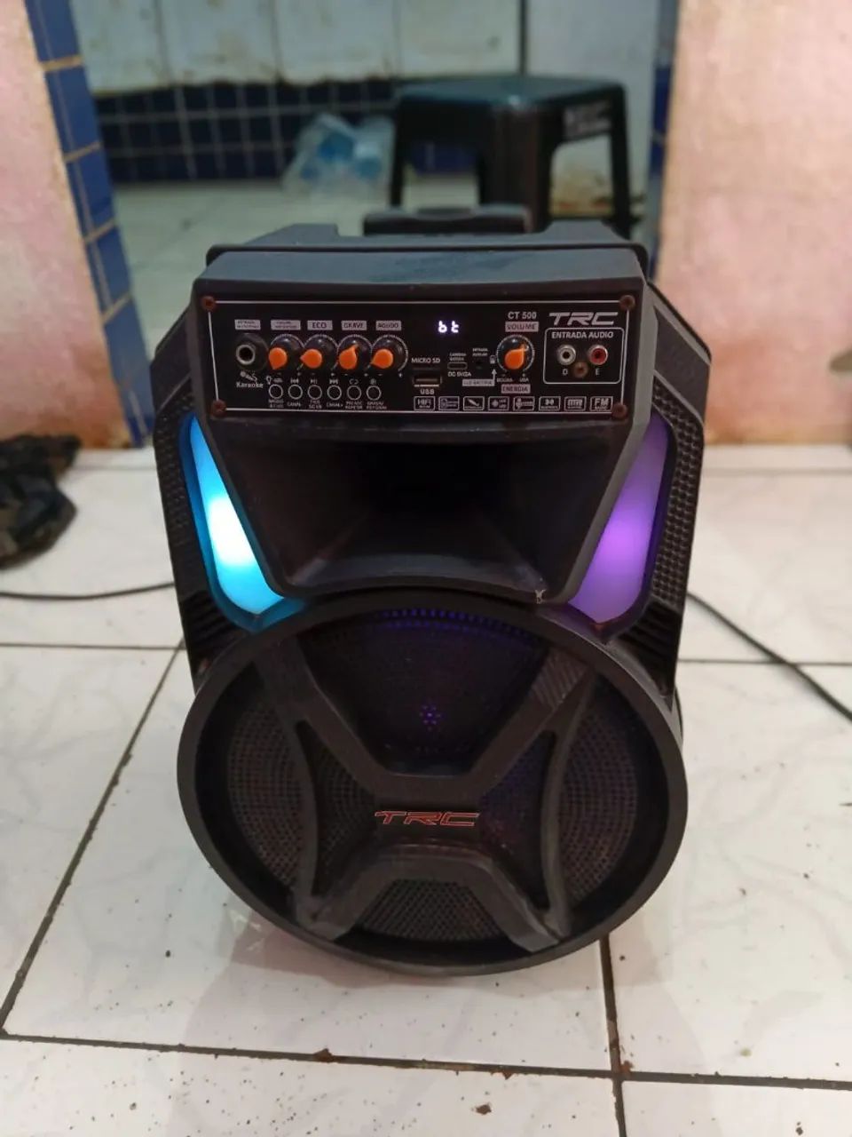 Caixa Amplificadora TRC 500W - 40 cm - 127V - Foto 5