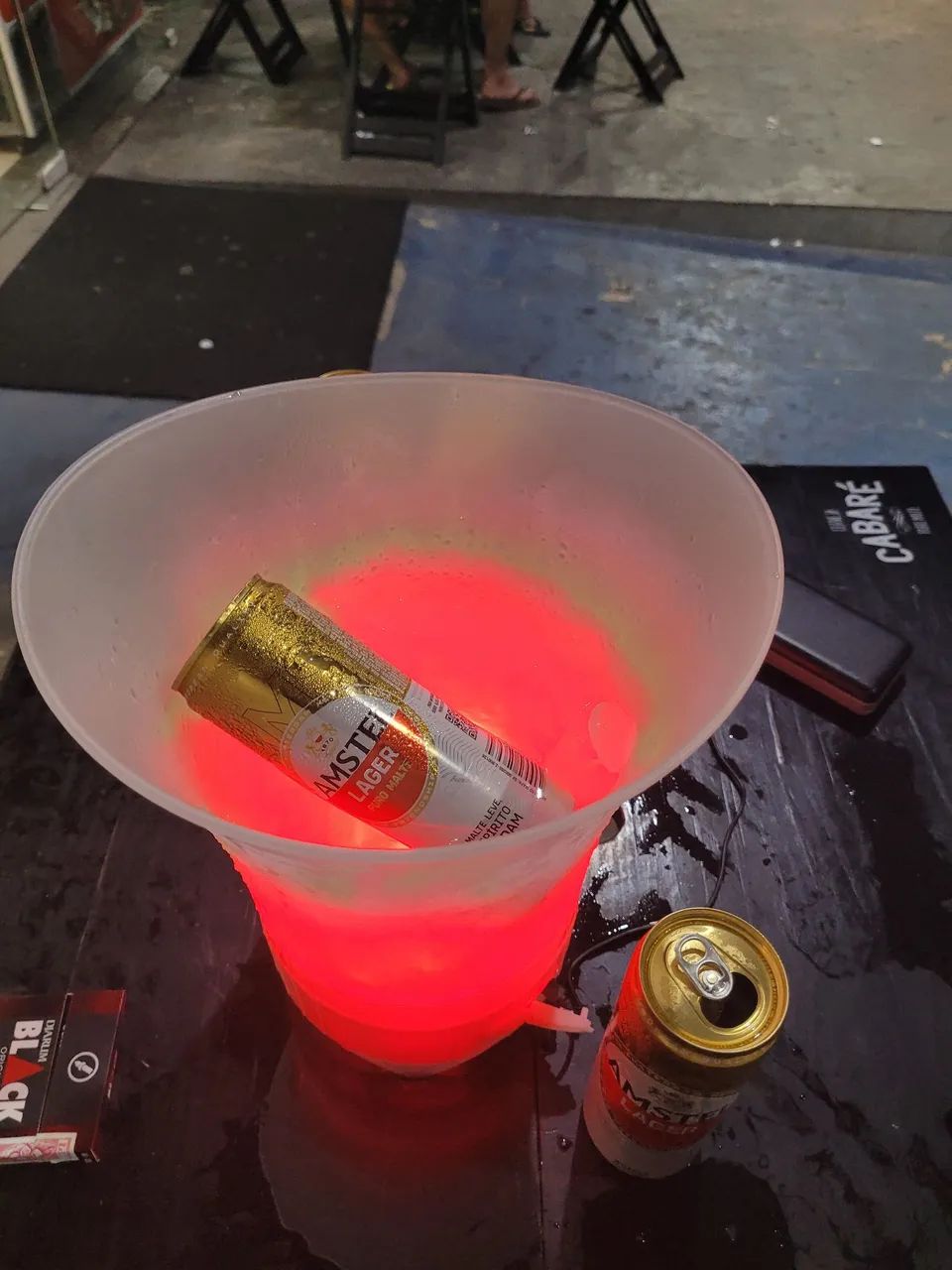Balde de cerveja com som e led - Foto 2