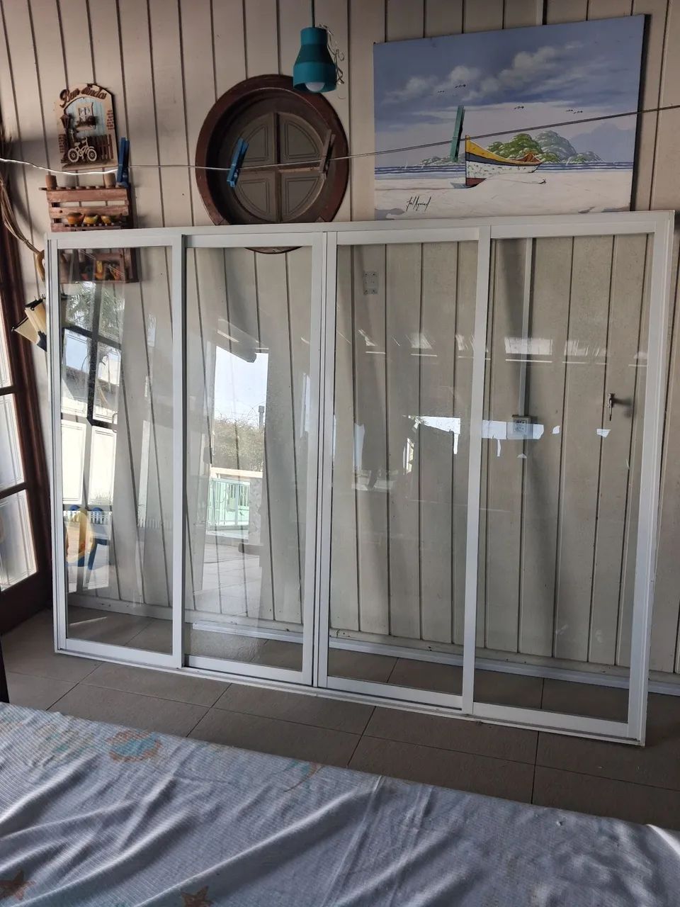 PORTA E JANELÃO DE ALUMINIO