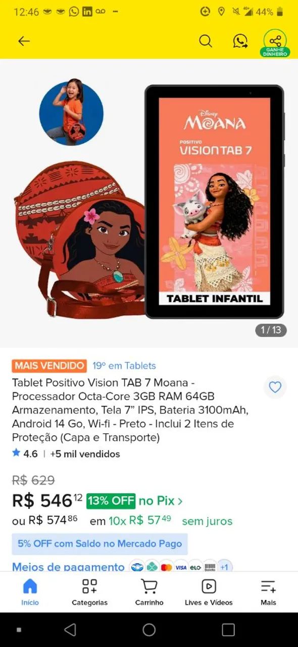 Tablet 7p moana