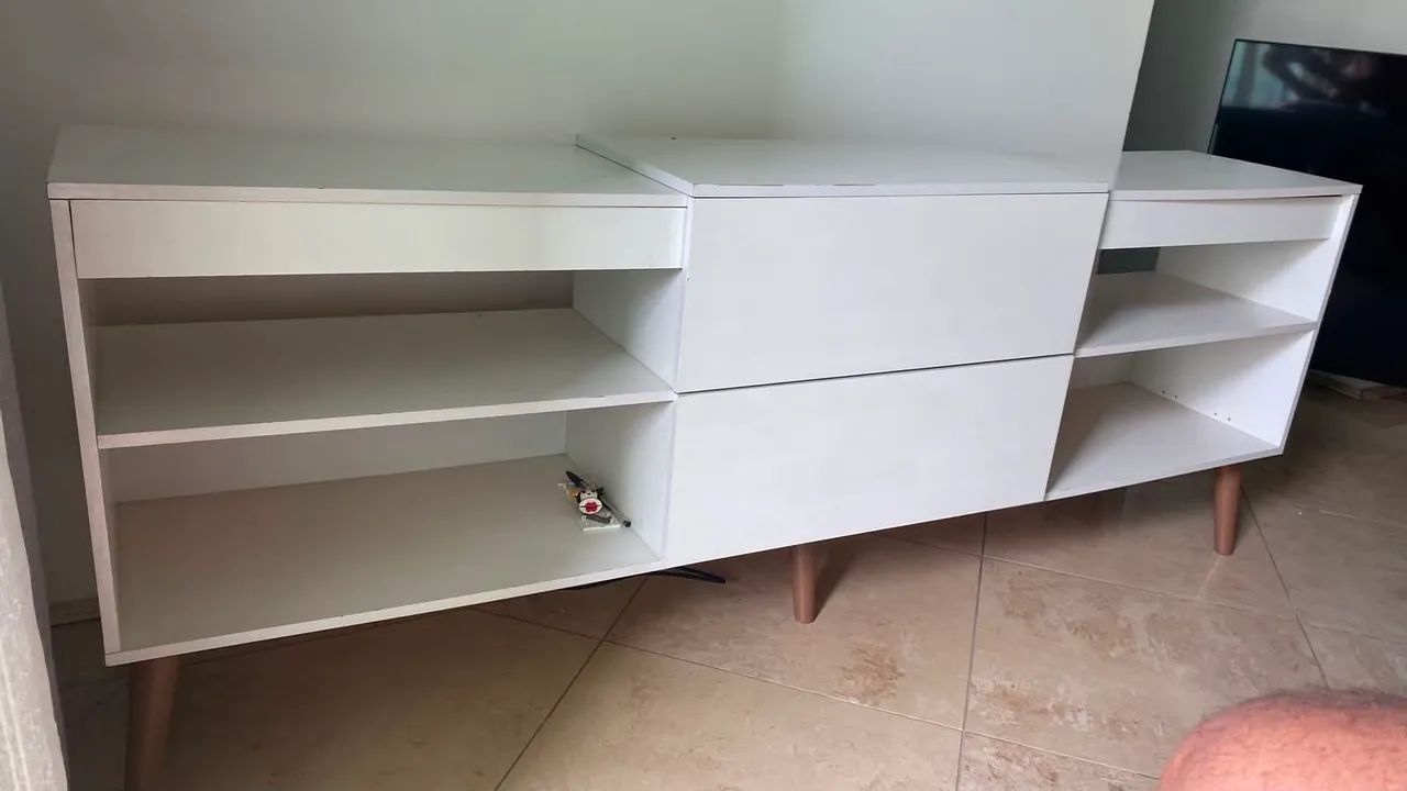 Rack para TV branco - Foto 2