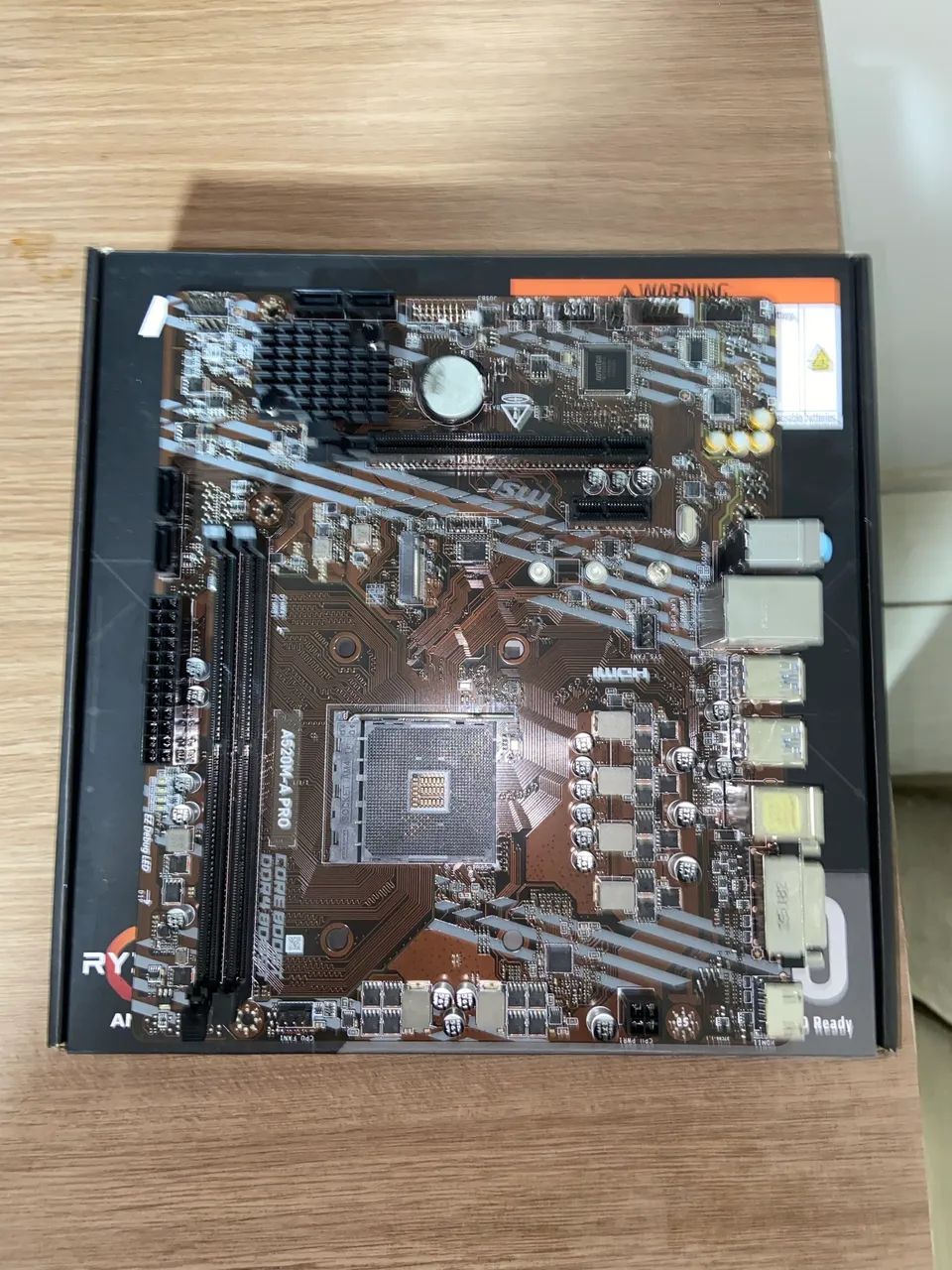 PLACA MÃE A520M A PRO - Foto 4