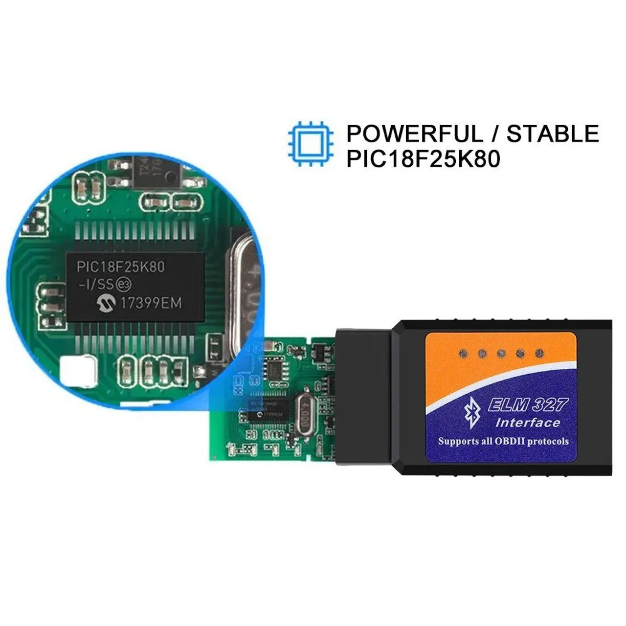 Scanner Automotivo OBD2 ELM327 Interface V2.1IOS Android OBD2 Scanner Bluetooth - Foto 5