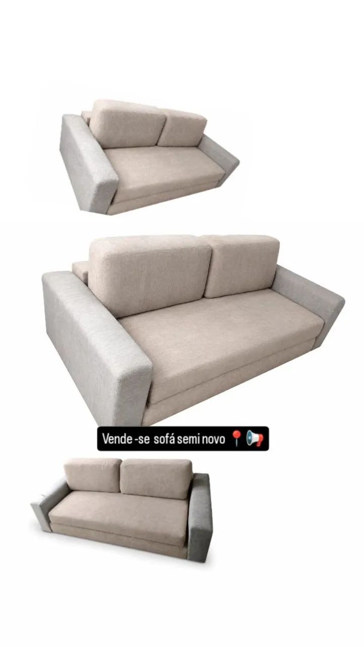 Vende se sofá 4 lugares semi novo  - Foto 3