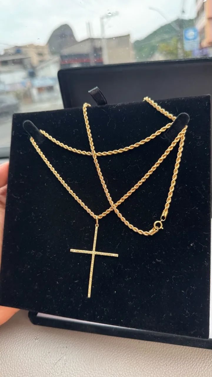 Cordão de ouro 60cm - Foto 2