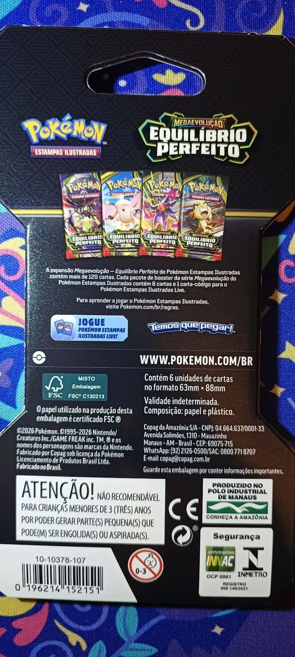 Booster Pokémon TCG Equilíbrio Perfeito - Foto 3