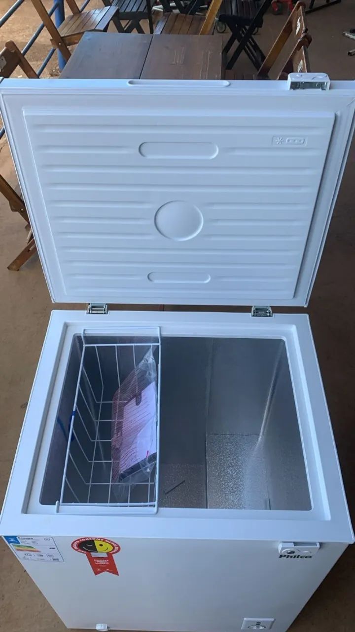 FREEZER HORIZONTAL PHILCO 140 LITROS - NOVO