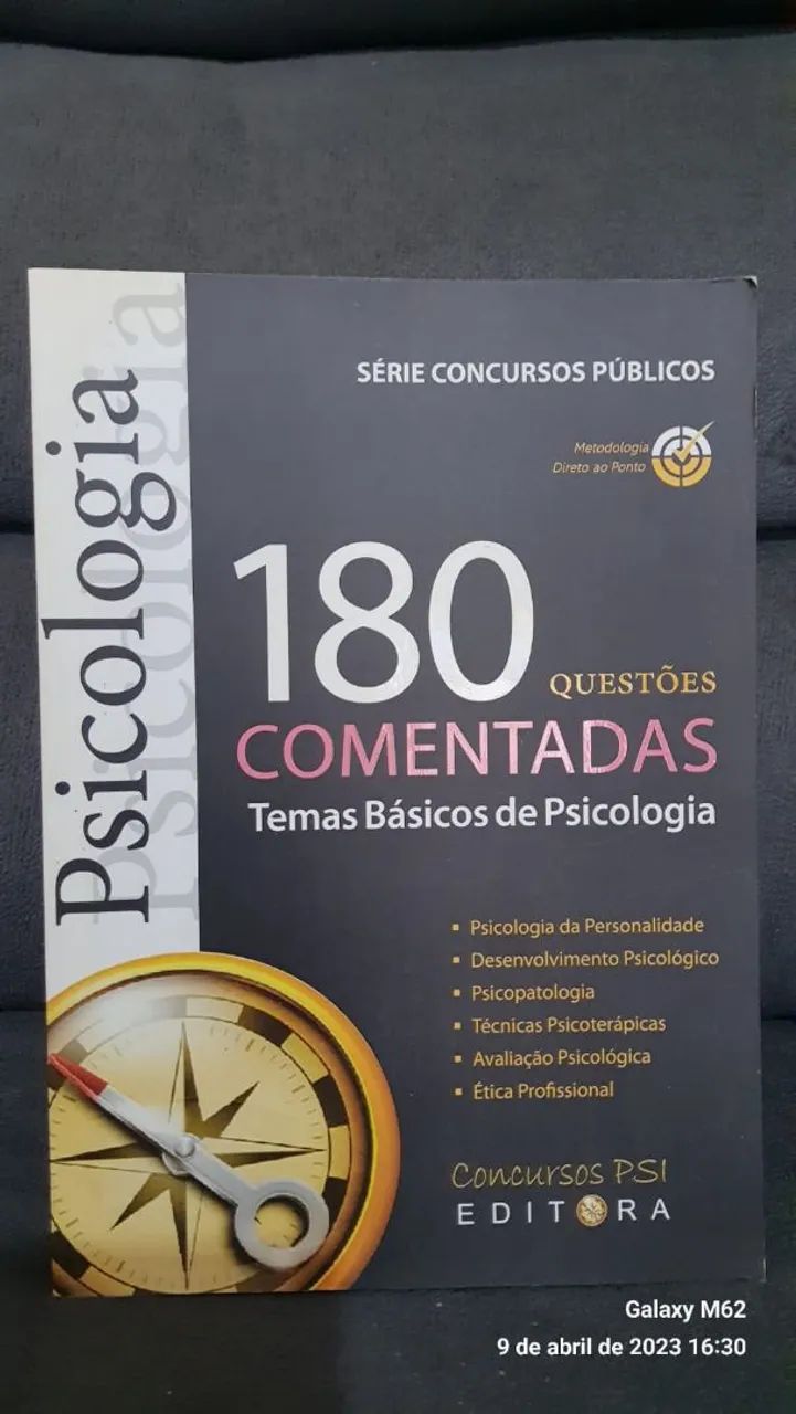 Livros para concurso de psicologia 