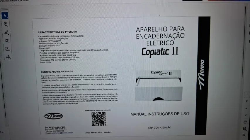 Perfuradora Elétrica Copiatic II 220v - Foto 2