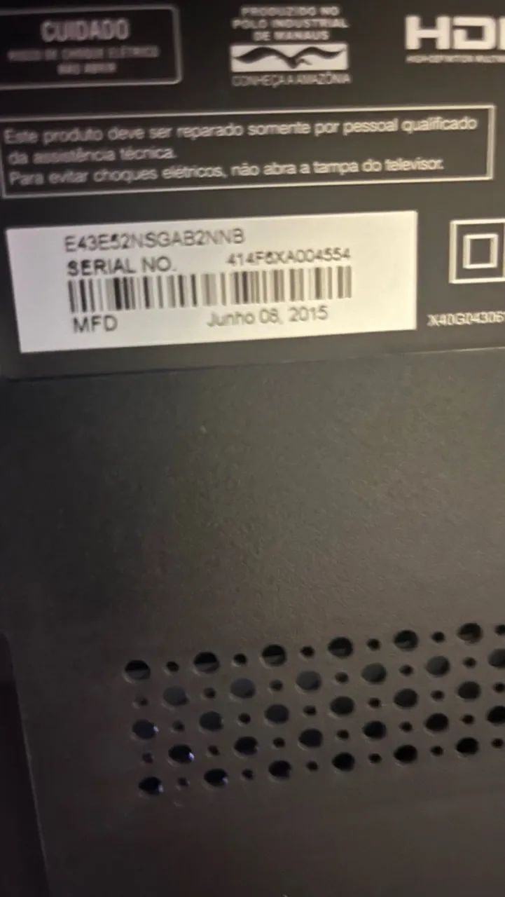 ?TV AOC 43? LED Full HD funcionando perfeitamente - ótima conservação? - Foto 3