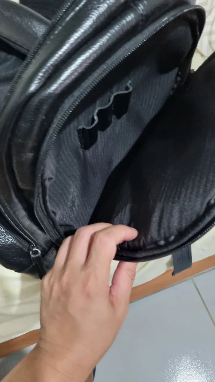 Mochila de couro - Foto 4
