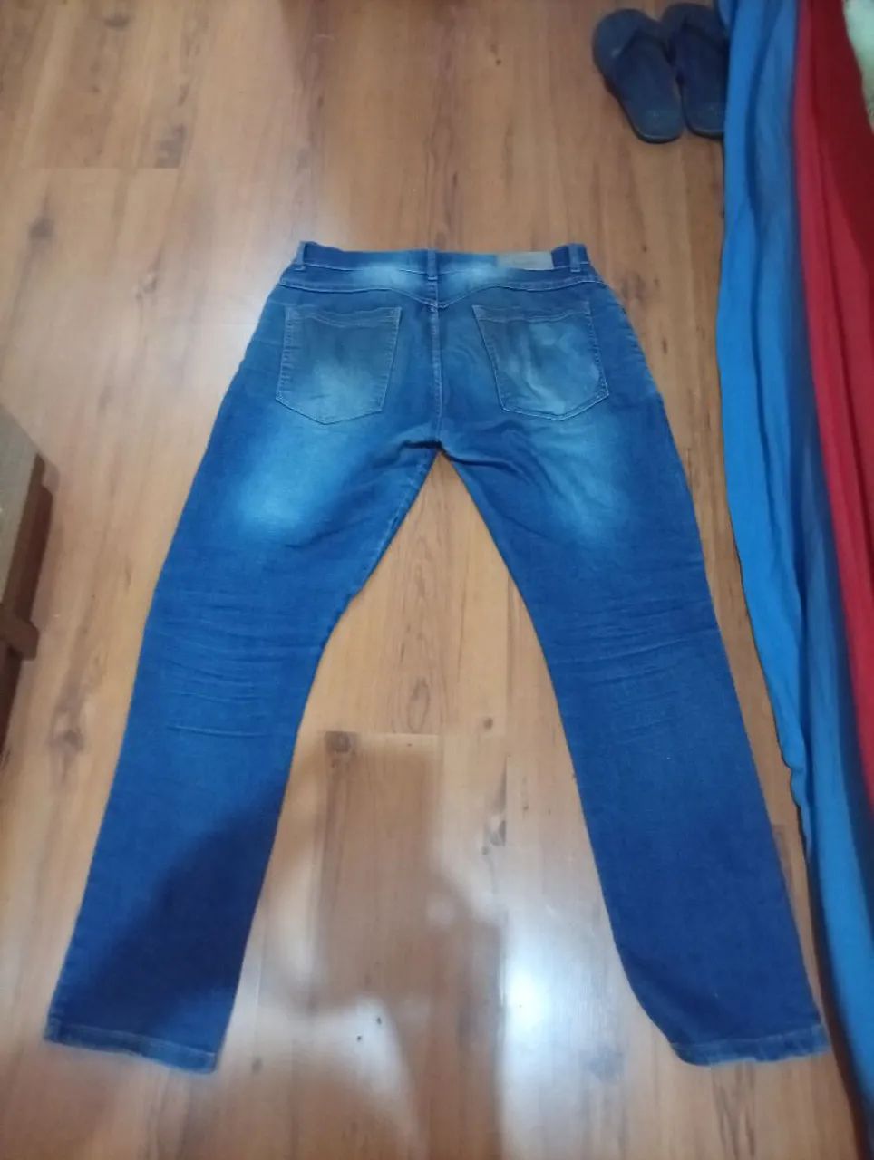 Calça masculina 42 Stone whash