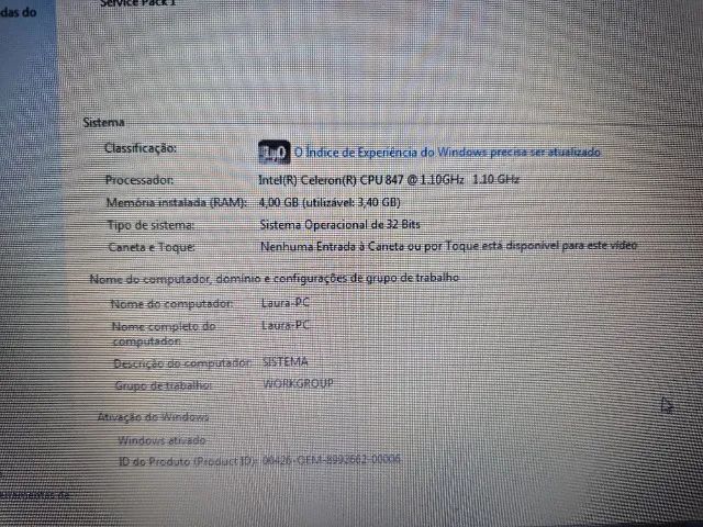 Not book com processador Intel Celeron - Foto 2