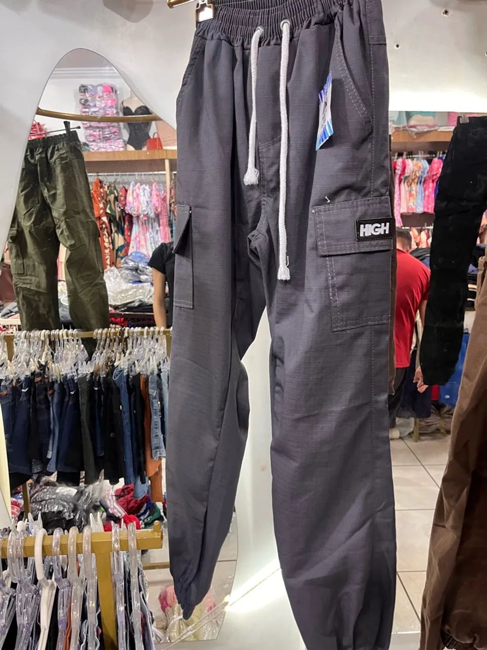 CALÇAS CARGO JOGGER MASCULINO - Foto 3