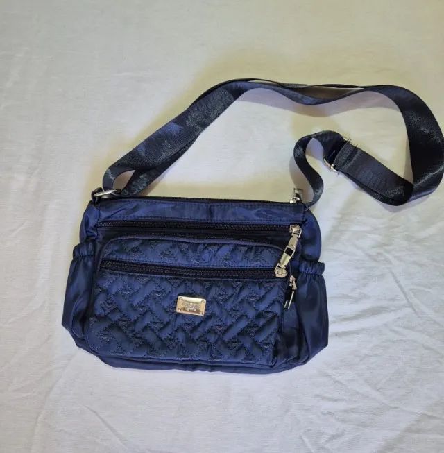 Bolsa transversal azul nova - Foto 3